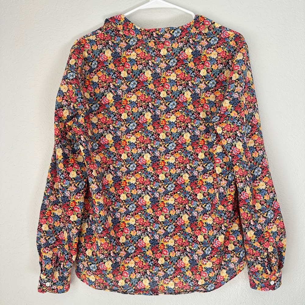 Sézane Pierro shirt in a floral print, organic cotton. - Picture 3 of 6
